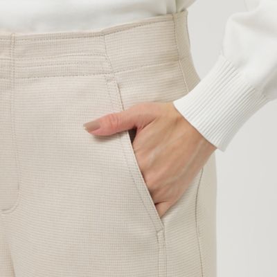 【マシンウォッシャブル】ツイードライクワイドパンツ（Ｕ５Ｒ０２５０９＿＿）