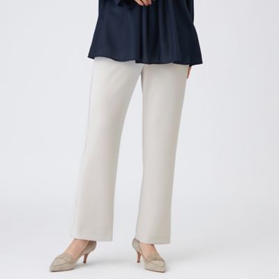 ＜EVEX by KRIZIA (Women)＞【シーズンレスに活躍！】【マシンウォッシャブル】ダンボールニットストレートパンツ（Ｕ５Ｒ０２６１１＿＿）