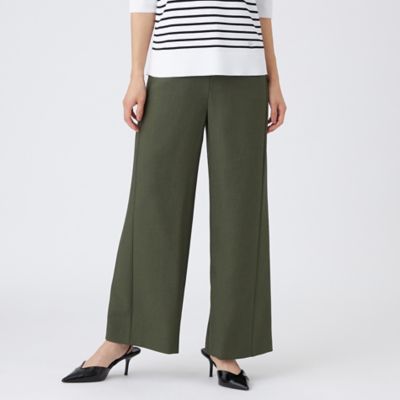 ＜EVEX by KRIZIA (Women)＞【吸水速乾】【遮熱】【着用じわ防止】【ストレッチ性】ドライメランジワイドパンツ（Ｕ５Ｒ０５６２８＿＿）