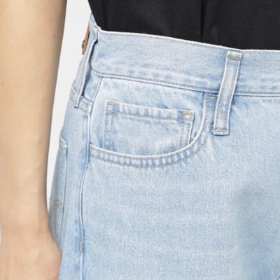 【ウォッシャブル】カーブデニムパンツ（Ｕ５Ｒ０６５２４＿＿）
