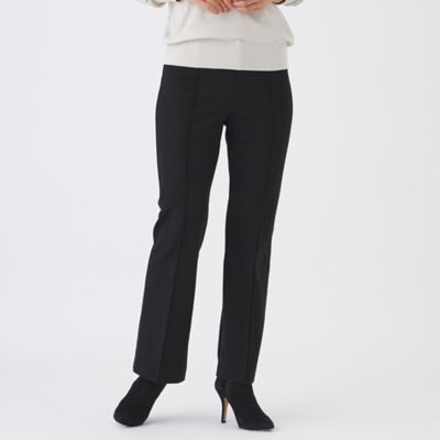 EVEX by KRIZIA (Women)/エヴェックス バイ クリツィア【マシンウォッシャブル・保温性・吸湿発熱】デュアルウォームセミフレアパンツ(U5R06646__) クロ09L パンツ・ズボン【三越伊勢丹/公式】