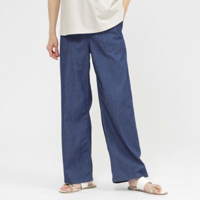 ＜EVEX by KRIZIA (Women)＞【接触冷感】【ウォッシャブル】クールデニムベイカーパンツ（Ｕ５Ｒ１８５８６＿＿）
