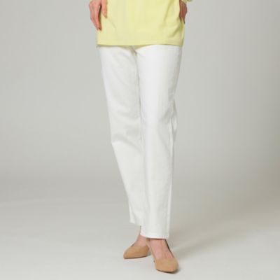 ＜EVEX by KRIZIA (Women)＞◆◆＊Ｗｉｎｇｓ掲載＊【ウォッシャブル】ストレッチストレートデニムパンツ（Ｕ５Ｒ２０１１０＿＿）