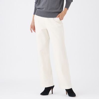 美品　V12 ストレッチ　パンツ　ホワイト B:MING LIFE STORE by BEAMS｜ストレッチ 1タック テーパード