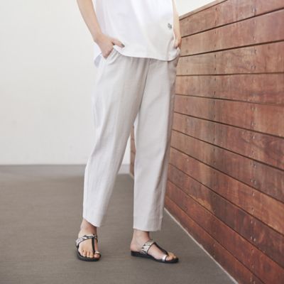 ＜EVEX by KRIZIA (Women)＞＊Ｗｉｎｇｓ掲載＊【接触冷感】【吸水速乾】【ＵＶ対策】ドライオックステーパードパンツ（Ｕ５Ｒ２６１６３＿＿）