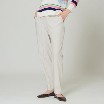 ＜EVEX by KRIZIA (Women)＞【ウォッシャブル】【接触冷感】【吸水速乾】コンパクトストレッチピンタックテーパードパンツ（Ｕ５Ｒ３０１４０＿＿）