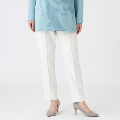 ＜EVEX by KRIZIA (Women)＞【マシンウォッシャブル】ＴＲダブルクロスピンタックパンツ（Ｕ５Ｒ３０６９６＿＿）