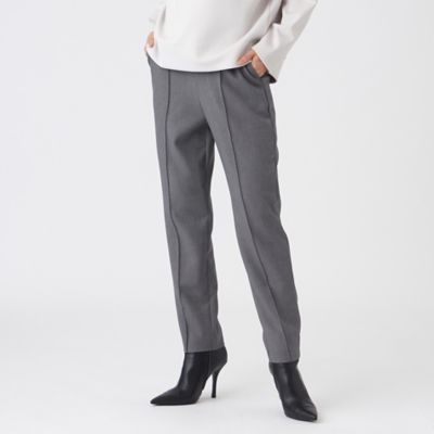 マシンウォッシャブル】TRダブルクロスピンタックパンツ