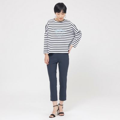 【接触冷感】【ＵＶカット】【ウォッシャブル】メリルハイテンションクロップドパンツ（Ｕ５Ｒ３４５７８＿＿）