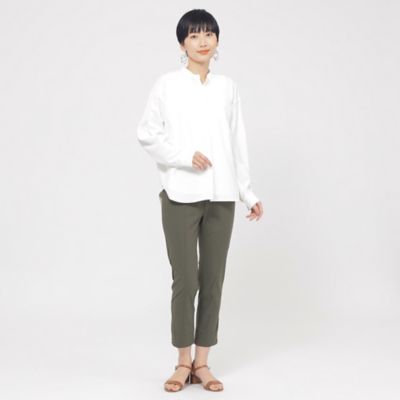 【接触冷感】【ＵＶカット】【ウォッシャブル】メリルハイテンションクロップドパンツ（Ｕ５Ｒ３４５７８＿＿）