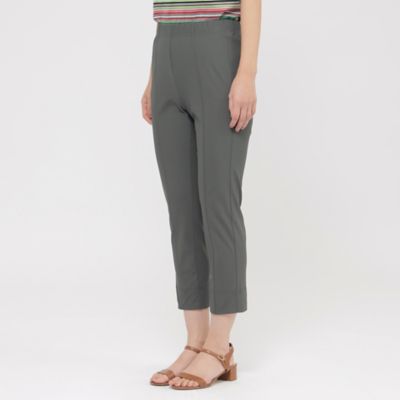 【接触冷感】【ＵＶカット】【ウォッシャブル】メリルハイテンションクロップドパンツ（Ｕ５Ｒ３４５７８＿＿）