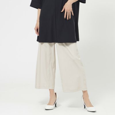 EVEX by KRIZIA (Women)/エヴェックス　バイ　クリツィア 【接触冷感】【ウォッシャブル】メリルハイテンションワイドクロップドパンツ(U5R36339__)