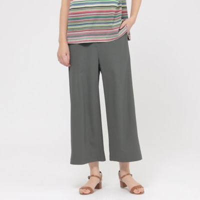＜EVEX by KRIZIA (Women)＞【接触冷感】【ＵＶカット】【ウォッシャブル】メリルハイテンションワイドパンツ（Ｕ５Ｒ３６５７８＿＿）