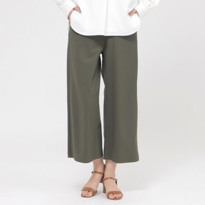 【接触冷感】【ＵＶカット】【ウォッシャブル】メリルハイテンションワイドパンツ（Ｕ５Ｒ３６５７８＿＿）