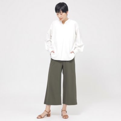 【接触冷感】【ＵＶカット】【ウォッシャブル】メリルハイテンションワイドパンツ（Ｕ５Ｒ３６５７８＿＿）