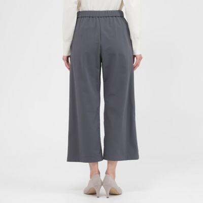 【ウォッシャブル】裏起毛ハイテンションワイドクロップトパンツ（Ｕ５Ｒ３８２７２＿＿）