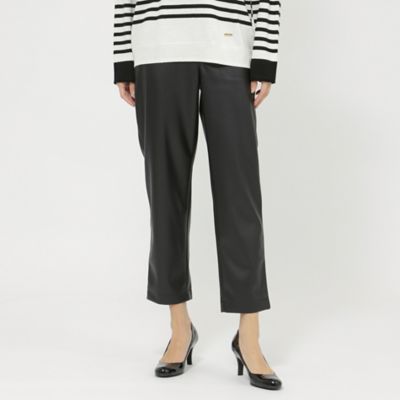 ＜EVEX by KRIZIA (Women)＞【ウォッシャブル】マットフェイクレザーテーパードパンツ（Ｕ５Ｒ４６２５６＿＿）