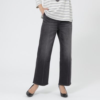 EVEX by KRIZIA (Women)/エヴェックス　バイ　クリツィア 23AW*Wings掲載*【ウォッシャブル】ストレッチデニムセミフレアパンツ(U5R60218__)