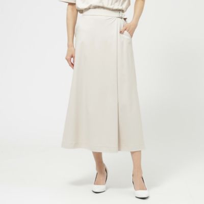 ＜EVEX by KRIZIA (Women)＞【接触冷感】【ウォッシャブル】メリルハイテンションＡラインスカート（Ｕ５Ｓ０４３３９＿＿）