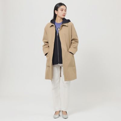 【Ｌ】【はっ水】【保温性】【ウォッシャブル】ストレッチツイルステンカラーコート（Ｕ７Ａ０２５００＿＿）