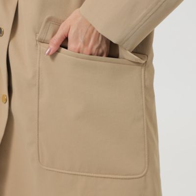 【Ｌ】【はっ水】【保温性】【ウォッシャブル】ストレッチツイルステンカラーコート（Ｕ７Ａ０２５００＿＿）