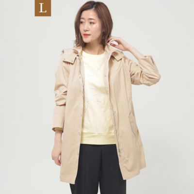 【Ｌ】【ウォッシャブル】【はっ水】【花粉対策】【防しわ】【ＵＶカット】ポランタフタミドルコート（Ｕ７Ａ０４５１１＿＿）