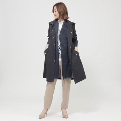 【Ｌ】【ウォッシャブル】【はっ水】【花粉対策】【防しわ】【ＵＶカット】ポランタフタロングコート（Ｕ７Ａ０６５１１＿＿）