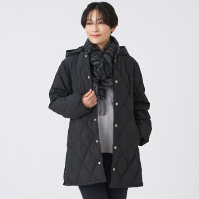 ＜EVEX BY KRIZIA L (Women/大きいサイズ)＞【Ｌ】【ウォッシャブル】キルティングフーデッドダウンコート（Ｕ７Ａ０９６８７＿＿）