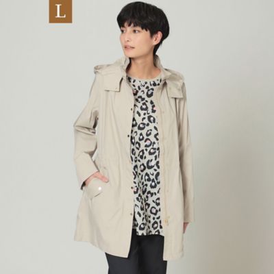 ＜EVEX BY KRIZIA L (Women/大きいサイズ)＞【Ｌ】【花粉対策】【はっ水】【ウォッシャブル】ポランタフタコート（Ｕ７Ａ２０１１５＿＿）