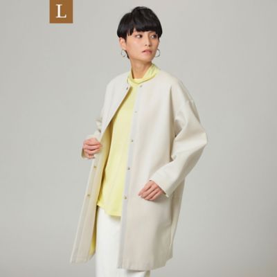 【Ｌ】【ウォッシャブル】カラーリバーダンボールノーカラーコート（Ｕ７Ａ５０１０１＿＿）
