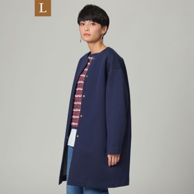 【Ｌ】【ウォッシャブル】カラーリバーダンボールノーカラーコート（Ｕ７Ａ５０１０１＿＿）