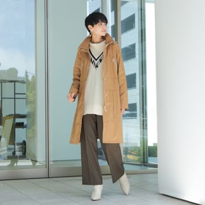【Ｌ】【はっ水】【ウォッシャブル】リサイクルポリエステルストレッチタフタコート（Ｕ７Ａ５５２２０＿＿）