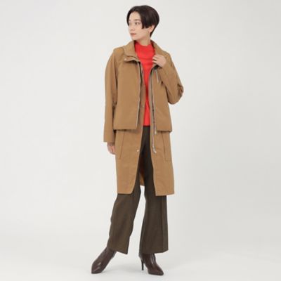 【Ｌ】【はっ水】【ウォッシャブル】リサイクルポリエステルストレッチタフタコート（Ｕ７Ａ５５２２０＿＿）