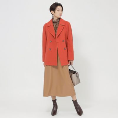 23AW＊Wings掲載＊【L】ウールビーバーピーコート