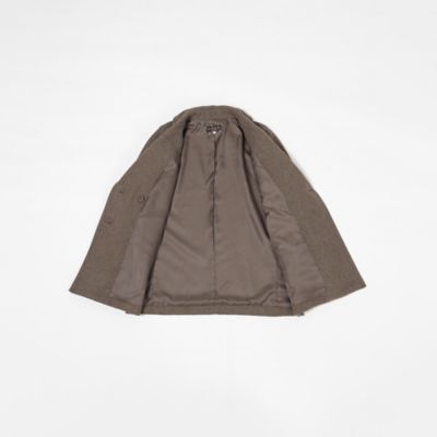 23AW＊Wings掲載＊【L】ウールビーバーピーコート