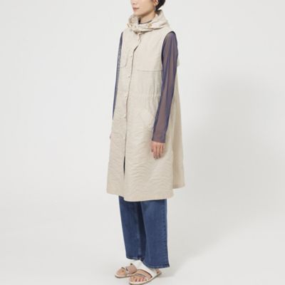 【Ｌ】【ＵＶ対策】【ウォッシャブル】メモリータフタフーデットジレ（Ｕ７Ｇ０１３２２＿＿）