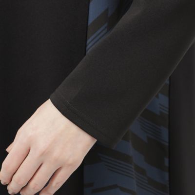【Ｌ】【ウォッシャブル】ランダムゼブラコンビワンピース（Ｕ７Ｊ０１５１５＿＿）