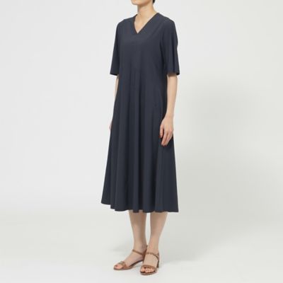 【Ｌ】【ウォッシャブル】【接触冷感】【ＵＶ対策】ストレッチフレアワンピース（Ｕ７Ｊ０３３５２＿＿）