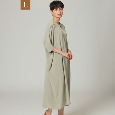 ＜EVEX BY KRIZIA L (Women/大きいサイズ)＞【Ｌ】【ウォッシャブル】【接触冷感】スーパーヴィヨンワンピース（Ｕ７Ｊ６１１４３＿＿）