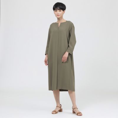 【Ｌ】【ウォッシャブル】ドライダブルクロスワンピース（Ｕ７Ｊ６６１９０＿＿）