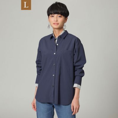 ◆◆【Ｌ】【ウォッシャブル】【吸水速乾】ソフトタイプライターシャツ（Ｕ７Ｍ０３１０３＿＿）