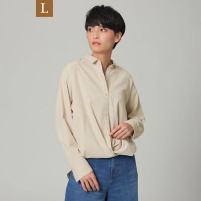 ◆◆【Ｌ】【ウォッシャブル】【吸水速乾】ソフトタイプライターシャツ（Ｕ７Ｍ０３１０３＿＿）