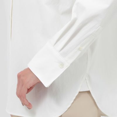【Ｌ】【ウォッシャブル】【接触冷感】【吸水速乾】【ＵＶ対策】ソフトタイプライターベーシックシャツ（Ｕ７Ｍ０３３０３＿＿）