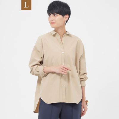 ブラウス シャツ 「L」「ウォッシャブル」「接触冷感」「吸水速乾」「UV対策」ソフトタイプライターベーシックシャツ レディース L】【ウォッシャブル】【接触冷感】【吸水速乾】【UV対策