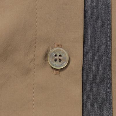 【Ｌ】【ウォッシャブル】バイカラーソフトタイプライターシャツ（Ｕ７Ｍ０４２１１＿＿）