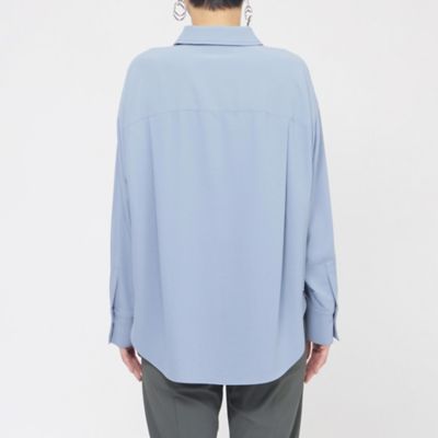 【Ｌ】【接触冷感】【吸水速乾】【ＵＶ対策】【ウォッシャブル】ｋｉｒｅｒｉシャツブラウス（Ｕ７Ｍ０７５３７＿＿）