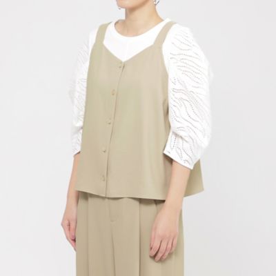 【Ｌ】【接触冷感】【吸水速乾】【ＵＶ対策】【ウォッシャブル】ｋｉｒｅｒｉレイヤードシャツ（Ｕ７Ｍ０８５３７＿＿）