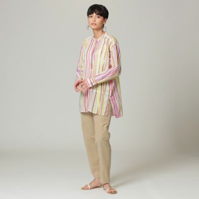 【Ｌ】【ウォッシャブル】カラフルカラーストライプシャツ（Ｕ７Ｍ１１１４４＿＿）