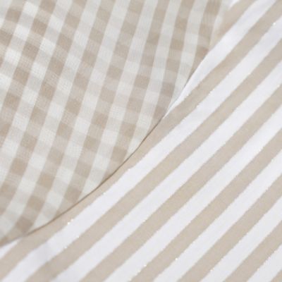 【Ｌ】【ウォッシャブル】シアーコンビストライプバンドカラーシャツ（Ｕ７Ｍ１３５６２＿＿）