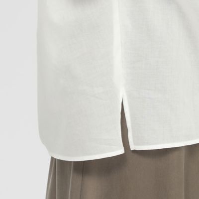 【Ｌ】【ＳＡＮＹＯ　Ｓｔｙｌｅ　ＥＤＩＴＩＯＮ掲載】【ウォッシャブル】タイルジャカードコンビブラウス（Ｕ７Ｍ１９５８２＿＿）